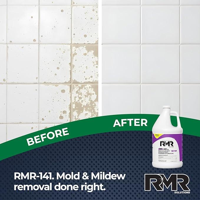 RMR-141 EPA Registered Mold and Mildew Killer, Eliminates Odors, Removes Mold, Mildew, Bacteria, and Viruses, 1 Gallon Bottle - NeatNest
