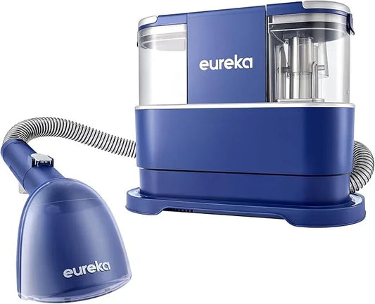 EUREKA Portable Carpet and Upholstery Cleaner, Spot Cleaner for Pets, Stain Remover for Carpet, Area Rugs, Upholstery, Coaches and Car, 50.7oz Large Water Tank, NEY100 with Cleaning Formula, Blue - NeatNest