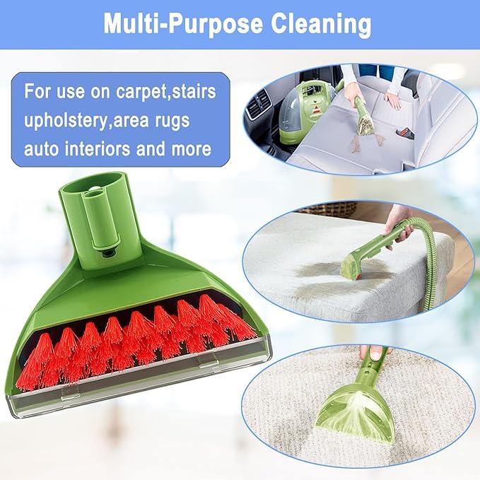 Upgraded 1400B Little Green 5.3" Detachable Tough Stain Brush Tool Replacement for Bissell Little-Green Upright &Portable Carpet Cleaners for 1400B 4075 3860 1425 2458 3194 3353 Series,1+2 Brush,Green - NeatNest