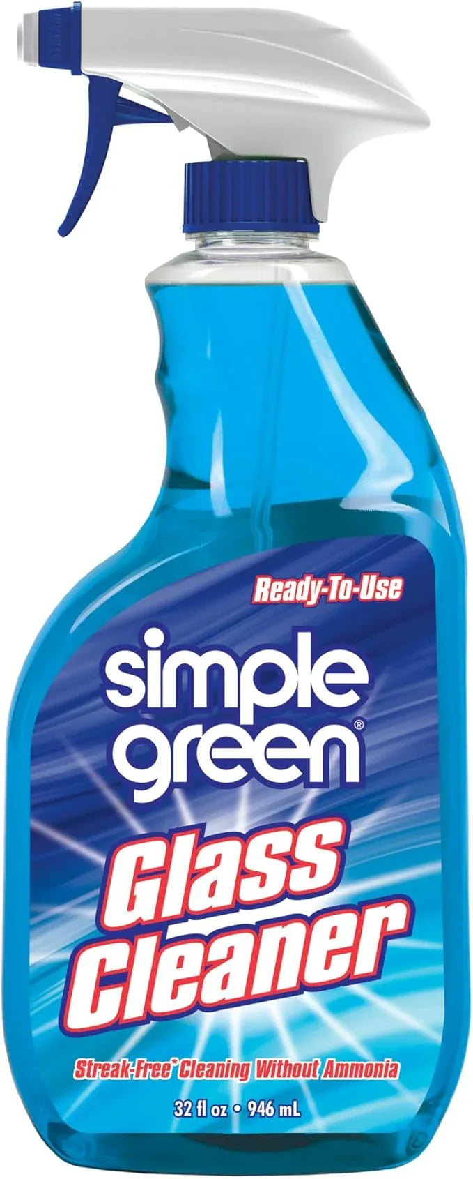 SIMPLE GREEN Ready-To-Use Glass Cleaner, 32 oz., Blue - NeatNest