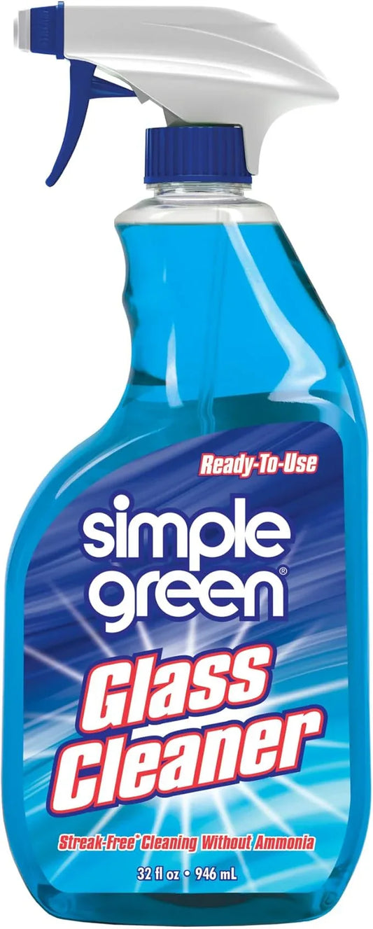SIMPLE GREEN Ready-To-Use Glass Cleaner, 32 oz., Blue - NeatNest