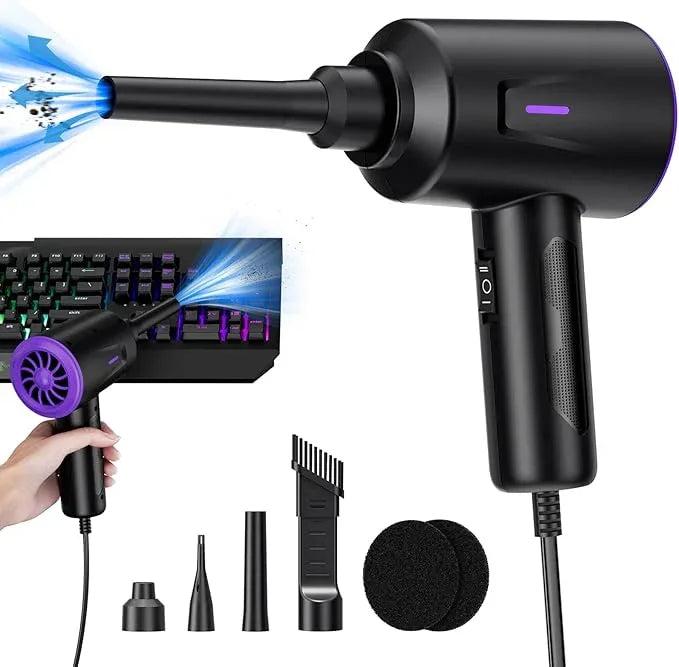 Electric Air Duster - Air Blower - Multi-Use Compressed Air Duster for Keyboard- Computer and PC - 5.74 oz Powerful Motor - NeatNest