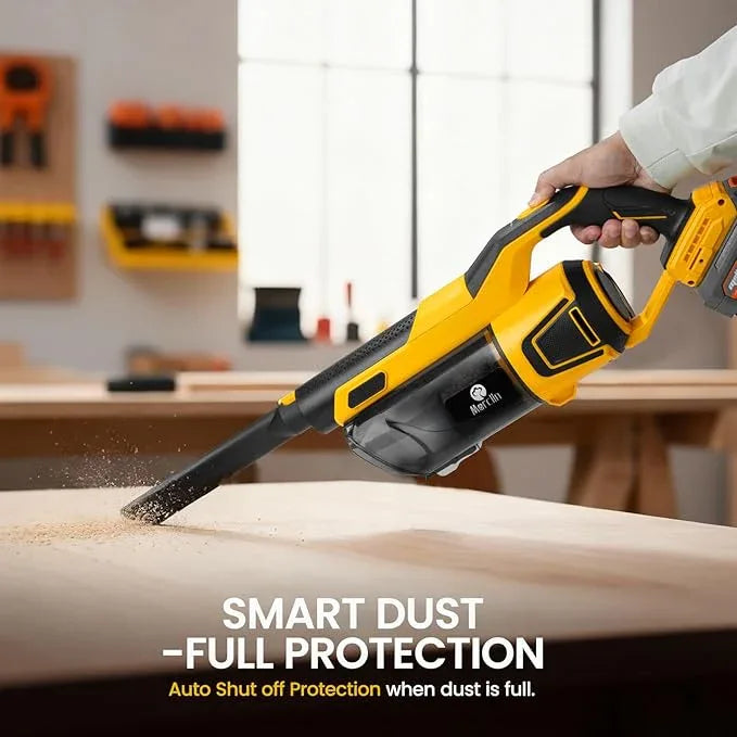 190W Brushless Cordless Vacuum Cleaner Compatible with DeWalt 20V Battery (Tool Only), 20KPa Portable 5-in-1 Lightweight Stick Handheld Vacuum with HEPA Filter for Car Home Carpet Hardfloor Pet Hair - NeatNest