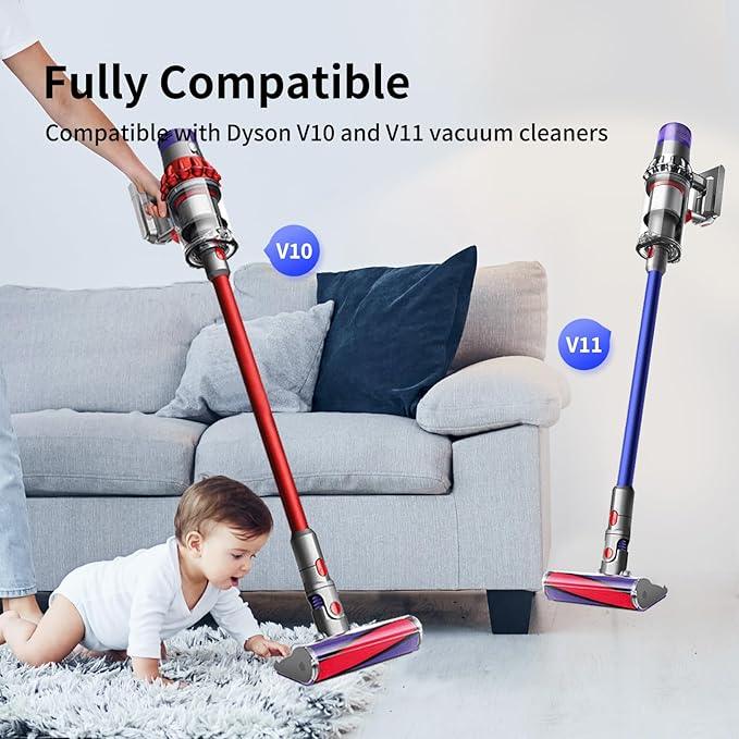 Soft Roller Cleaner Head Compatible with Dyson Cyclone V10 Absolute,V10 Animal,V10 Total Clean +,V11 Cordless Vacuum Cleaners,Vacuum Head Replacement Suitable for Hard Floor - NeatNest
