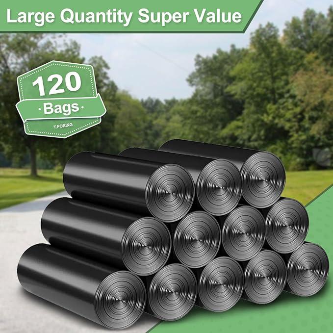 45-50 Gallon Black Trash Bags 120 Count - 38''x47'' Large Garbage Bags Unscented, 40+ Gallon Trash Can Liners, Multipurpose for Office, Outdoor, Yard and Commercial - NeatNest