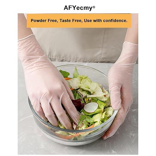 Clear Vinyl Gloves, Powder-Free & Latex-Free, Disposable Clear Gloves, Cleaning Gloves,5 Mil, 1000 Count, Small - NeatNest