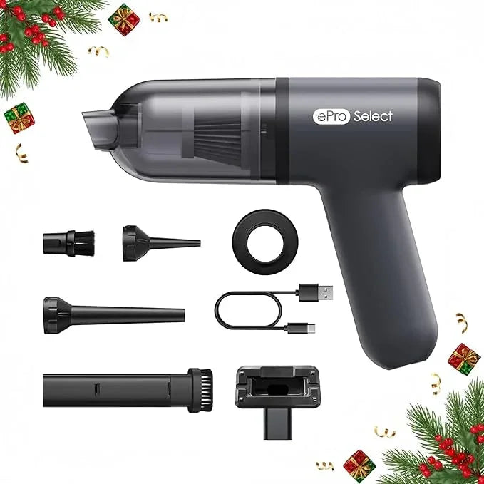 EV1395 Cordless Handheld Vacuum Cleaner - 75W 12000Pa Strong Suction, 14-24min Runtime, 0.14L Dust Bin, Multi-Accessories for Stairs, Floors & Narrow Spaces - NeatNest