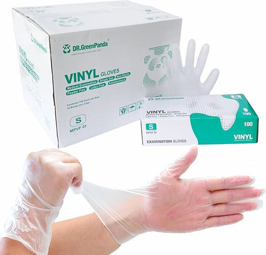 Clear Vinyl Food Safe Disposable Gloves Latex Free Powder Free for Food Prep Handling Cooking Cleaning - NeatNest