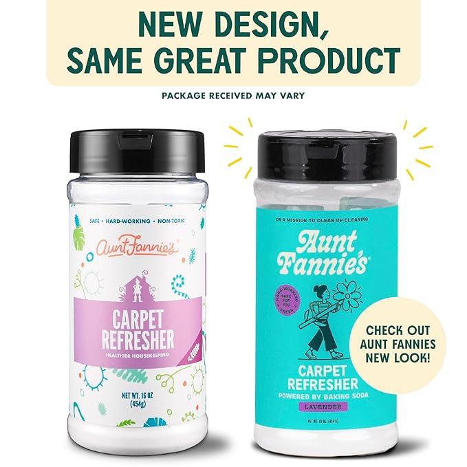 Aunt Fannie's Bundle: Floor Cleaner Vinegar Wash, Lavender + Carpet Refresher, Lavender - NeatNest