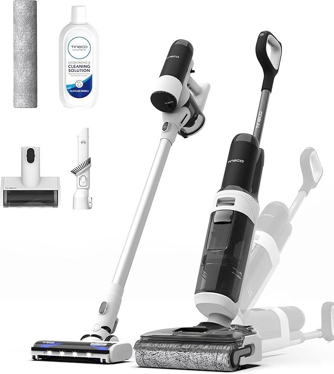 Tineco Floor ONE Switch S6 Stretch Wet Dry Vacuum Cleaner, Multi-Function, 180° Lay-Flat, Anti-Tangle Design, Self-Cleaning, 65Min Runtime, Dual-Edge Cleaning, Whole-House Cleaning Floor Cleaner - NeatNest
