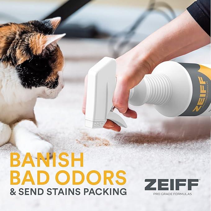 Pet Stain and Odor Remover - Pet Odor Eliminator for Home and Professional Use - Pet Urine Enzyme Cleaner to Break Up Tough Stains - Carpet Stain Remover for Dog Urine and Cat Pee, Feces, Fluids - NeatNest