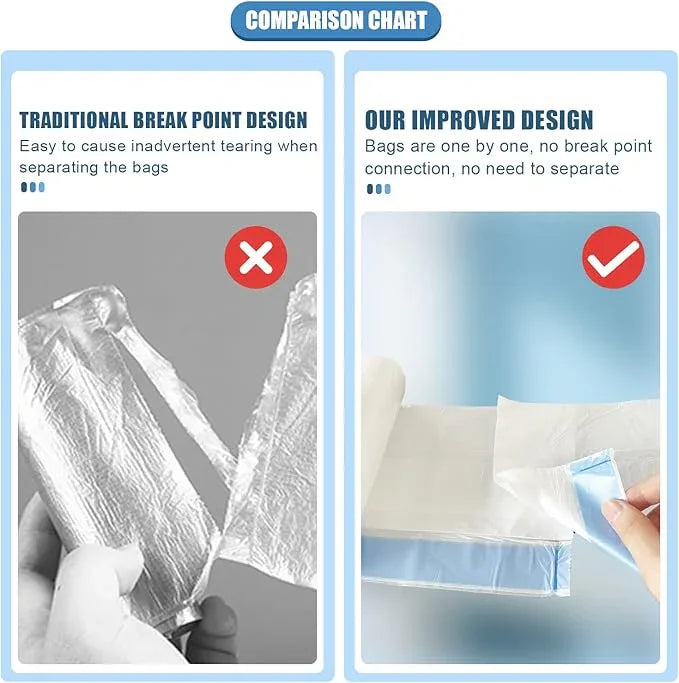 FORID Small Drawstring Trash Bags - 4 Gallon Plastic Garbage Bags White Unscented Can Liners 60 Count Strong Wastebasket Bags for Bathroom Office Home Kitchen Bedroom Travel 15 Liter - Durable & Thick - NeatNest