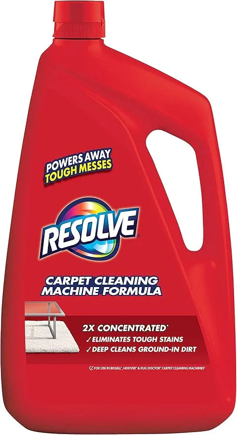 Resolve Carpet Steam Cleaner Solution, 22 fl oz Bottle, 2X Concentrate (Pack of 1) - NeatNest