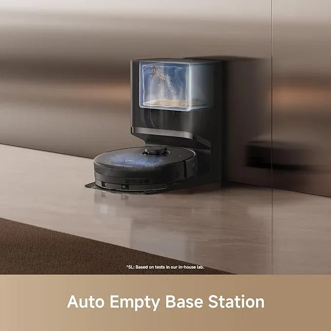Mova E30 Pro Plus Robot Vacuum, 19000Pa Suction, DuoRoller Brush Anti-Tangle, Self-Emptying 90-Day Hands-Free, Extendable Side Brush for Edge Cleaning, App & Voice Control - NeatNest