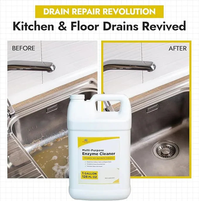 NORTHWEST ENTERPRISES Multi-Purpose Enzyme Cleaner - Household and Commercial Enzyme Cleaner, Fresh Lemon Scent (1 Gallon) - NeatNest