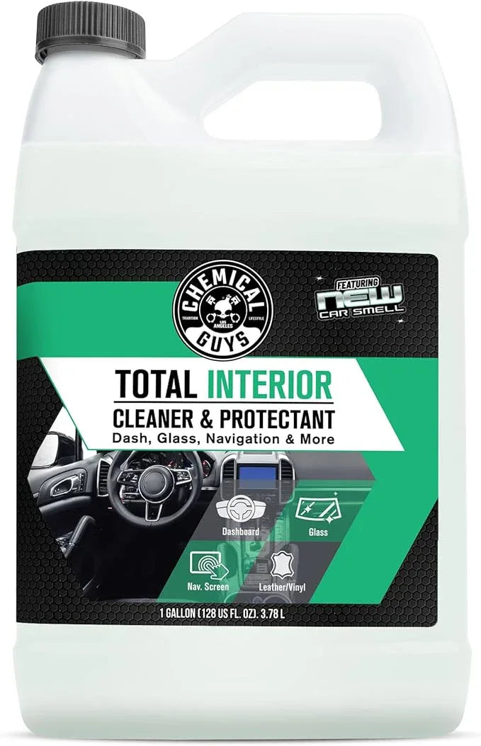 Chemical Guys Total Interior Cleaner and Protectant, New Car Smell (Safe for Cars, Trucks, SUVs, Jeeps, RVs & More) 128 fl oz - SPI234 - NeatNest