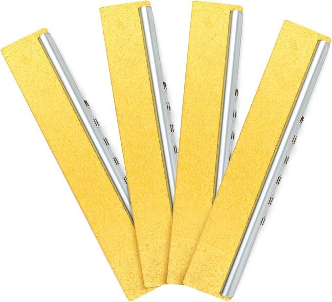 4 Pack of Replaceable Compressed Cellulose Sponge Mop Heads,Size:12.8 Inch(only 4 mop Heads not Include Handle) - NeatNest