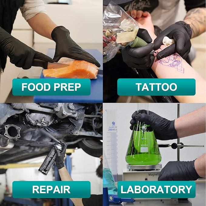 Schneider Vinyl Synthetic Exam Gloves, 4 Mil, Latex Free Disposable Gloves for Medical, Cooking, Cleaning, and Food Prep - NeatNest