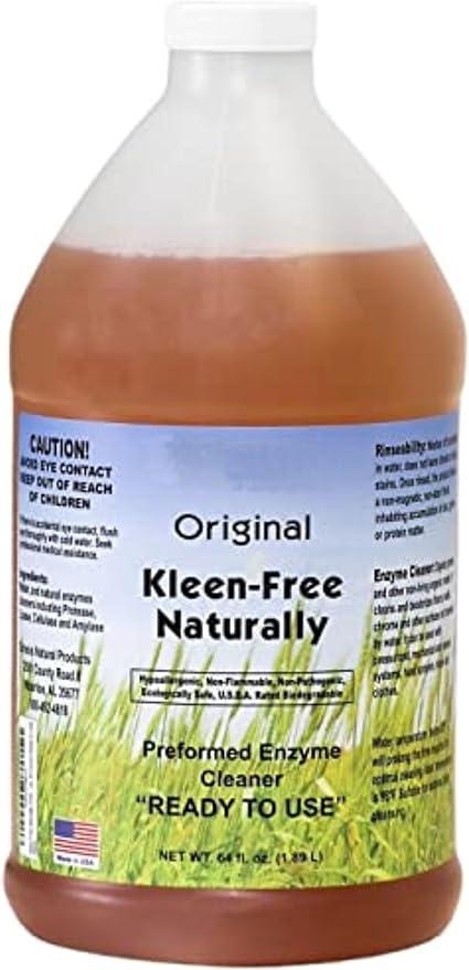 Naturally Preformed Enzyme Cleaner, Enzyme Solution, Multi-Purpose Cleaner, Laundry Additive, and More - Ready-To-Use - Original Scent - 64oz - NeatNest