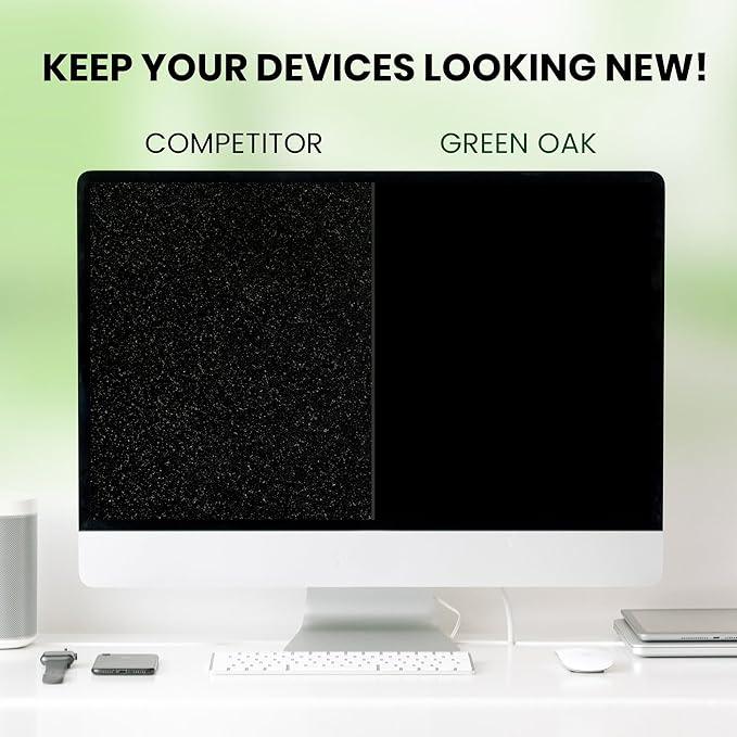 Green Oak Screen Cleaner Refill Professional Screen Cleaner Spray - Best for LCD & LED TV, Tablet, Computer Monitor, Phone - Safely Cleans Fingerprints, Dust, Oil (1 Gallon) - NeatNest