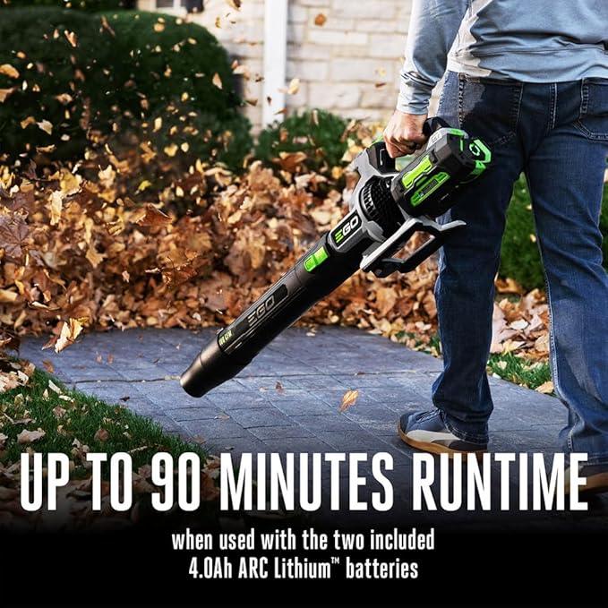 EGO Power+ Leaf Blower, Cordless Electric 880 CFM, Includes (2) 56V 4.0Ah Batteries and Charger - LB8803-2 - NeatNest