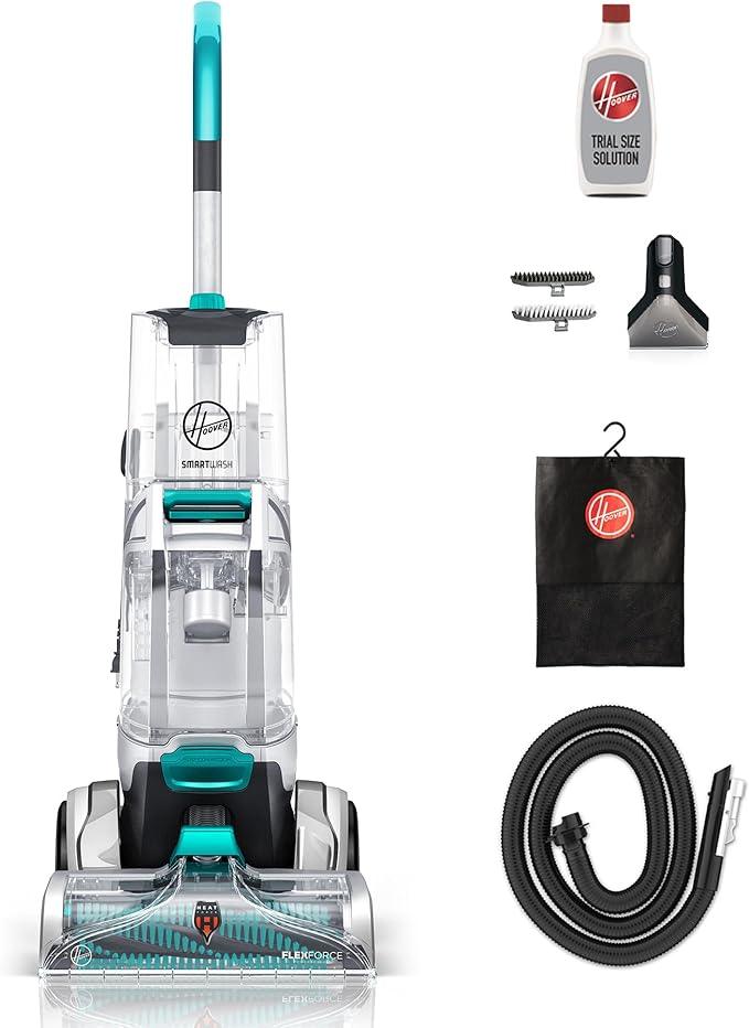 Hoover SmartWash Automatic Carpet Cleaner Machine, Deep Cleaning Carpet Shampooer Machine, Pair with a Hoover Cleaner Solution for a Bright, Refreshed Home - NeatNest