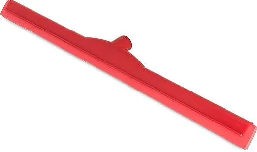 SPARTA 4156805 Plastic Floor Squeegee, Shower Squeegee With Double Foam For Window, Glass, Shower Door, Floor, Windshield, 24 Inches, Red, (Pack of 6) - NeatNest