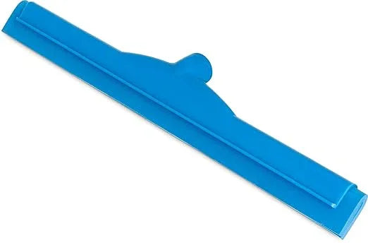 SPARTA 4156714 Plastic Floor Squeegee, Shower Squeegee With Double Foam For Window, Glass, Shower Door, Floor, Windshield, 18 Inches, Blue, (Pack of 6) - NeatNest