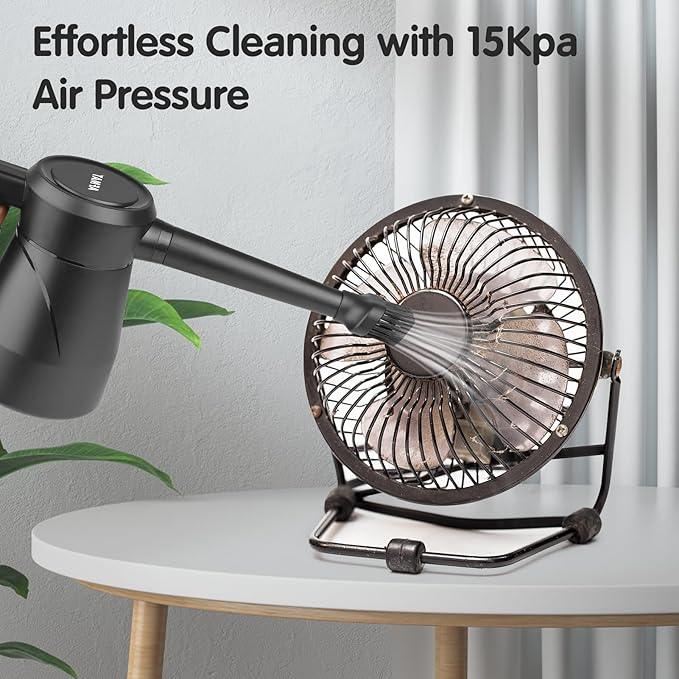 AFMAT Electric Air Duster Air Blower, Replacement for Compressed Air Cans, Multi-Use Cleaning Tools with 9.8ft Cord for Electronics, Keyboard, Fans, Hairs, Cars, BBQ, Super Powerful and Last for Years - NeatNest