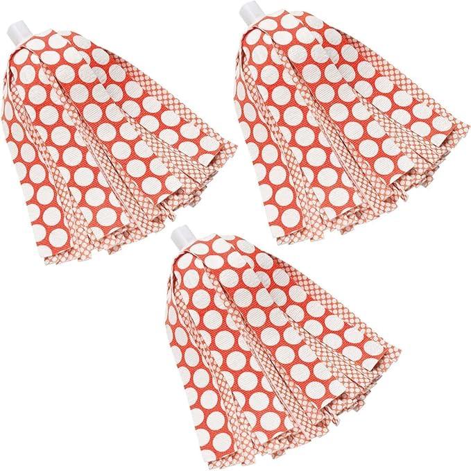 Libman Wonder Mop Head Replacement | Absorbent Microfiber | Self Wringing | Best Refill | Machine Washable | Multi-Surface Floor Mop | 3 Replacement Pads - NeatNest