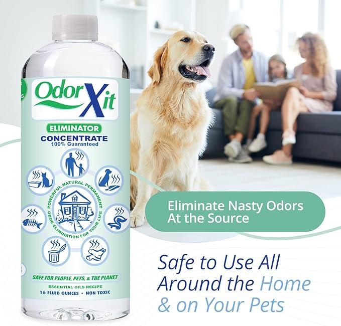Concentrated Pet Urine Odor Eliminator, Ideal for Cat, Dog Poo and Urine Smell, Versatile & Natural Odor Neutralizer for Home and Outdoor Use, Deodorizer & Absorber, Concentrate, 16oz - NeatNest