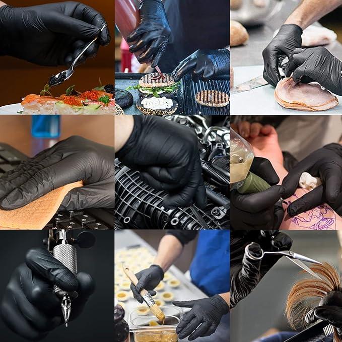 Nitrile Food Safe Disposable Medical Gloves Latex Free Powder Free for Food Prep Cooking Cleaning Exam 3mil - NeatNest