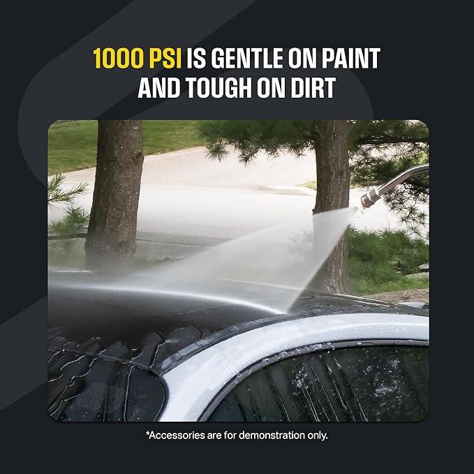 ACTIVE 2.3 Electric Pressure Washer - 2.0 GPM and 1500 PSI, Wall Mounted Pressure Washer, Electric Power Washer for Car Detailing, Home, Patio and All Other Cleaning transformations. - NeatNest