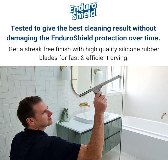 Professional Squeegee - Premium Quality Silicone Rubber Blades with Ergonomic Handle for Streak-Free Cleaning - Perfect for Windows, Shower Doors, and Railings - NeatNest