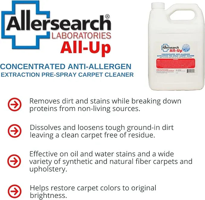 Allersearch All-Up Concentrated Anti-Allergen Carpet Spot Spray 1 Gallon (128 Oz) - NeatNest