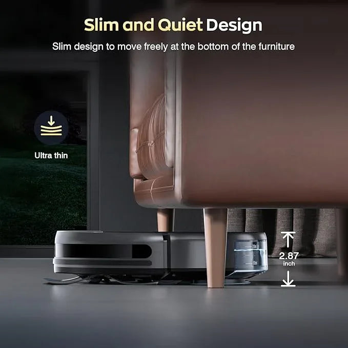 Robot Vacuum and Mop Combo, 2 in 1 Robotic Vacuums Cleaner with WiFi/App, Robot Vacuum with Water Tank, Strong Suction, Schedule, Self-Charging, Quiet, for Hard Floor, Pet Hair, Low Pile Carpet - NeatNest
