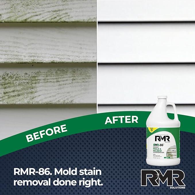RMR-86 Instant Mold and Mildew Stain Remover Spray - Scrub Free Formula, 4 Pack - 1 Gallon - NeatNest