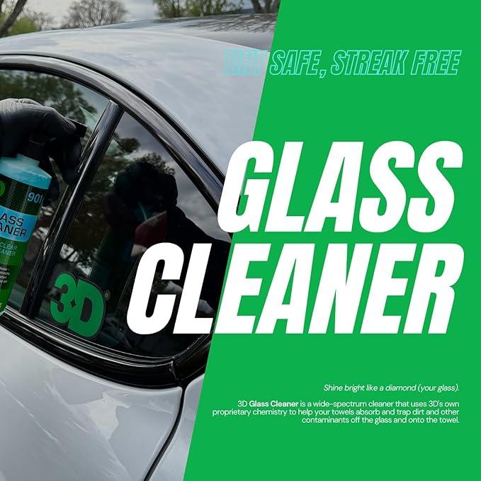 3D Glass Cleaner - Ready to Use, Tint Safe, Streak Free Glass Cleaner - 16oz. - NeatNest