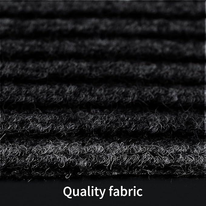 TANYOYO 3' X 10' Commercial Grade Door Floor Mat Brush Step Entrance Mat Vinyl Backed Utility Doormat Heavy Duty Floor Rugs Commercial Outdoor Carpet Indoor Entrance Mat，Black - NeatNest