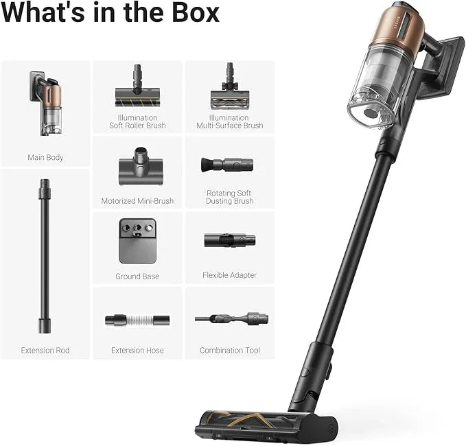 DREAME Z20 Cordless Vacuum Cleaner, Smart Vacuum Cleaner with 250AW Powerful Suction, Up to 90 Minutes Runtime, Versatile for All Surfaces, Handheld Feature for Hard Floors, Carpets & Sofas - NeatNest