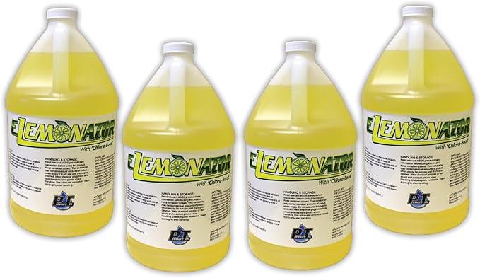 Elemonator: House Wash Surfactant for Siding, Roof and Concrete Cleaning, Bleach Additive, Soft Wash Soap, 1/2 Gallon 64 Fl Oz (QTY 4) - NeatNest