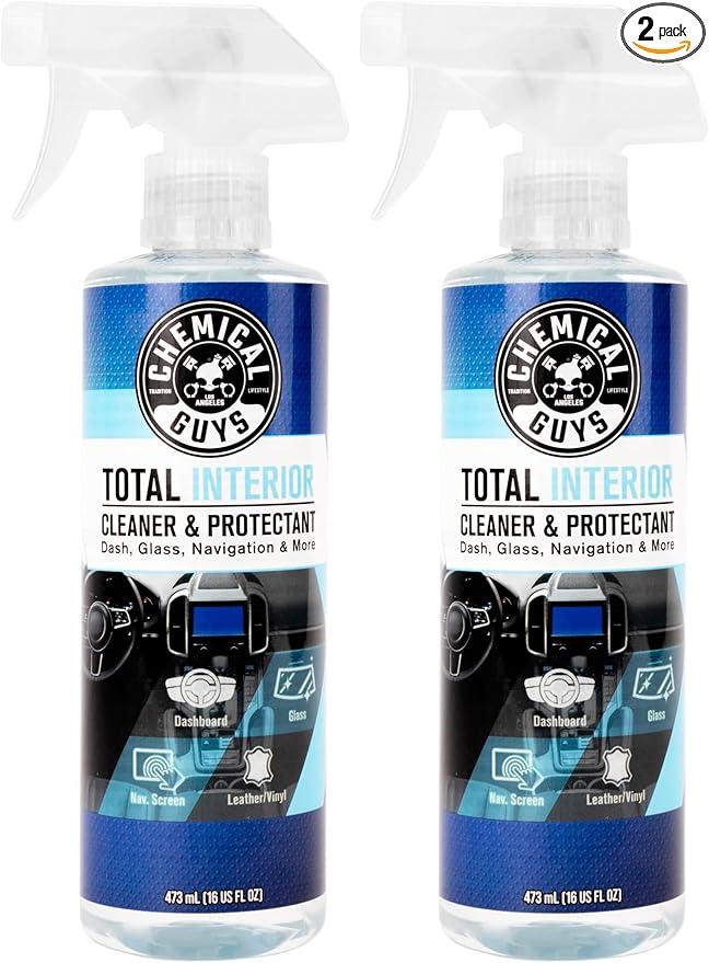 Chemical Guys SPI22016 Total Interior Cleaner and Protectant, Safe for Cars, Trucks, SUVs, Jeeps, Motorcycles, RVs & More, 16 fl oz (Pack of 2) - NeatNest