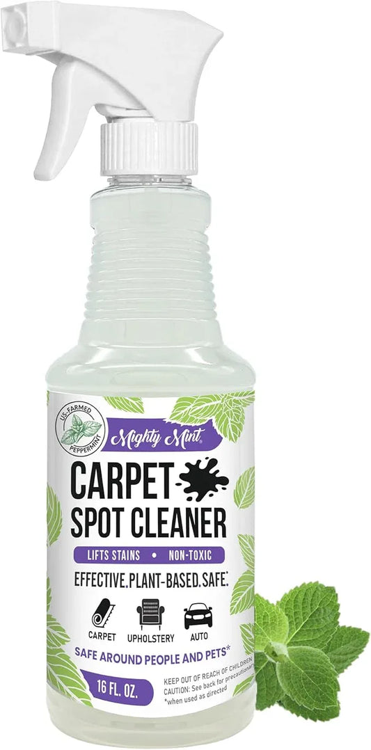 Mighty Mint Carpet Spot Cleaner, Spray to Remove Carpet Stains Instantly, Natural Peppermint Scent, 16oz - NeatNest