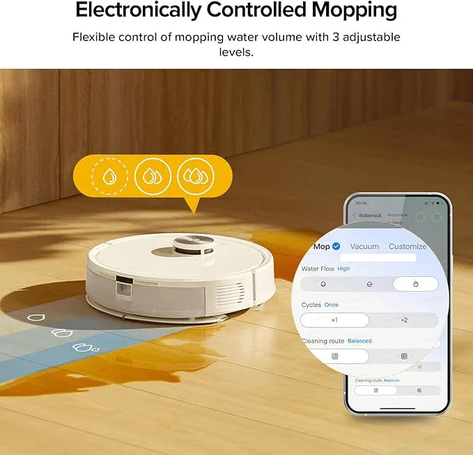 roborock Q7 M5+ Robot Vacuum and Mop, Upgraded from Q5 Max+, Up to 7-9 Weeks Self-Empty, 10000Pa Suction, Dual Anti-Tangle System for Pet Hair & Carpet, PreciSense LiDAR Navigation, App Control, White - NeatNest