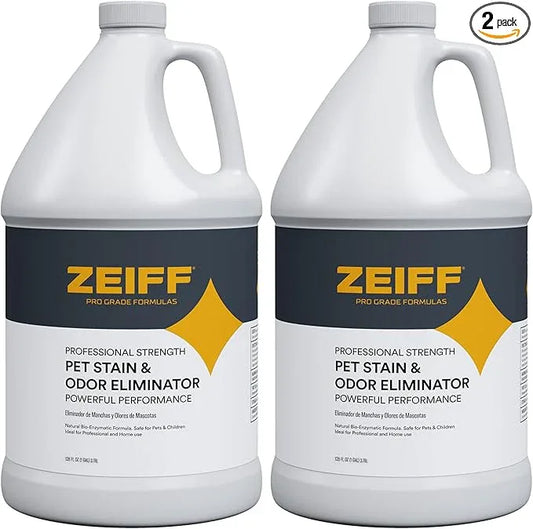 Pet Stain and Odor Remover - Pet Odor Eliminator for Home and Professional Use - Pet Urine Enzyme Cleaner to Break Up Tough Stains - Carpet Stain Remover for Dog Urine and Cat Pee, Feces, Fluids - NeatNest