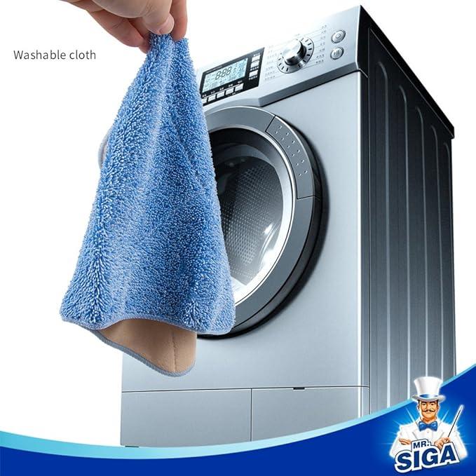 MR.SIGA Professional Microfiber Mop Refills, Pack of 3, Size: 42cm X 23cm - NeatNest