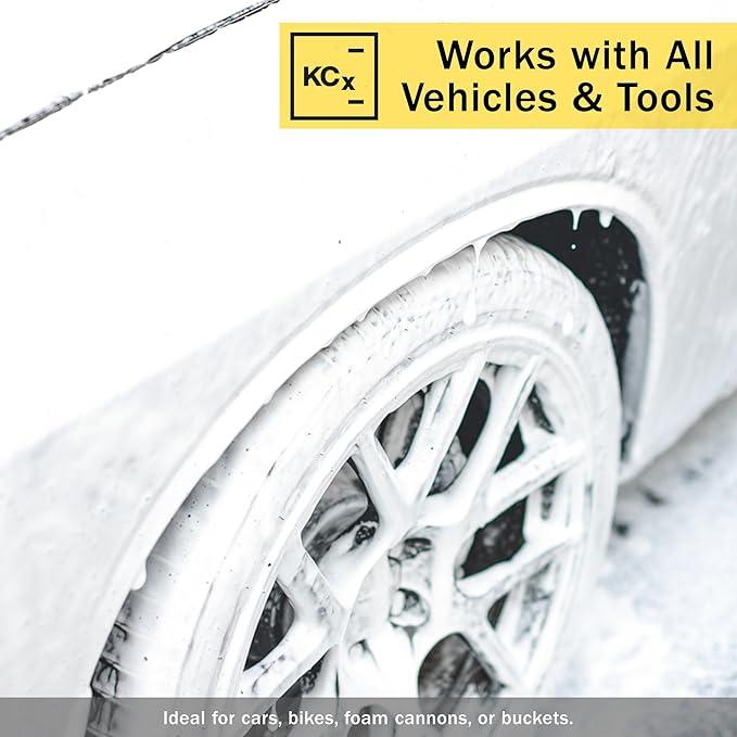KOCHCHEMIE Gentle Snow Foam - pH Neutral Pre-Cleaning; Works With Foam Cannons & Sprayers; Manual Washing Shampoo; Safe on Existing Wax & Sealed Surfaces; Unique Cherry Fragrance (1 Liter) - NeatNest