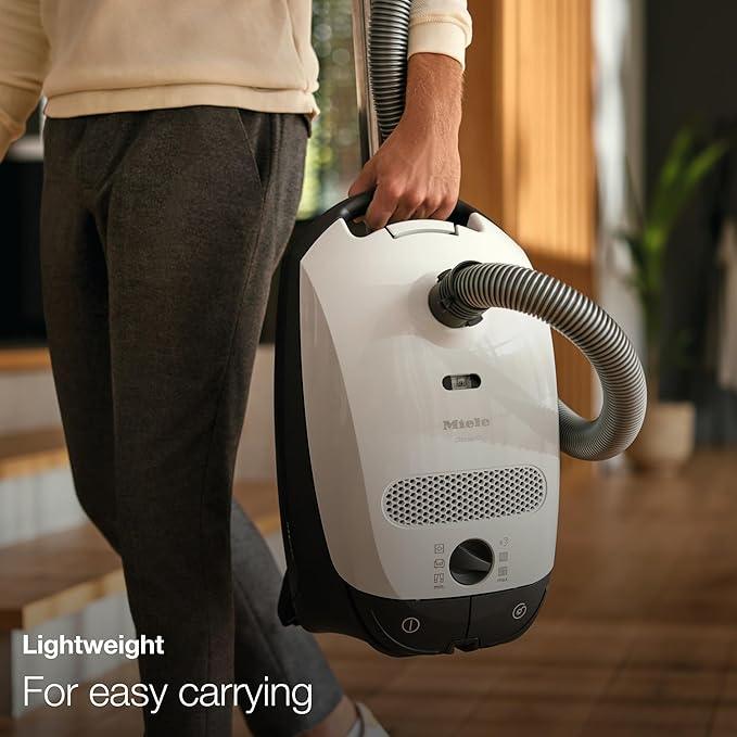 Miele Classic C1 Turbo Team Bagged Canister Vacuum, Tech Blue - Portable, Household - NeatNest