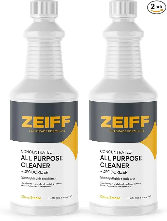 Pro-Grade All-Purpose Cleaner & Deodorizer - Deep Cleaning & Odor Eliminating Formula For Professional & Home Surfaces - 32 Ounce Concentrate - Citrus Breeze, 2 Pack - NeatNest