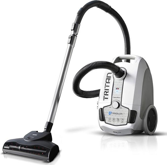 Prolux Tritan Bagged Canister Vacuum Cleaner with Sealed HEPA Filtration, 5-Speed Motor, Best Rated Canister for Pet Hair and Home Cleaning - NeatNest